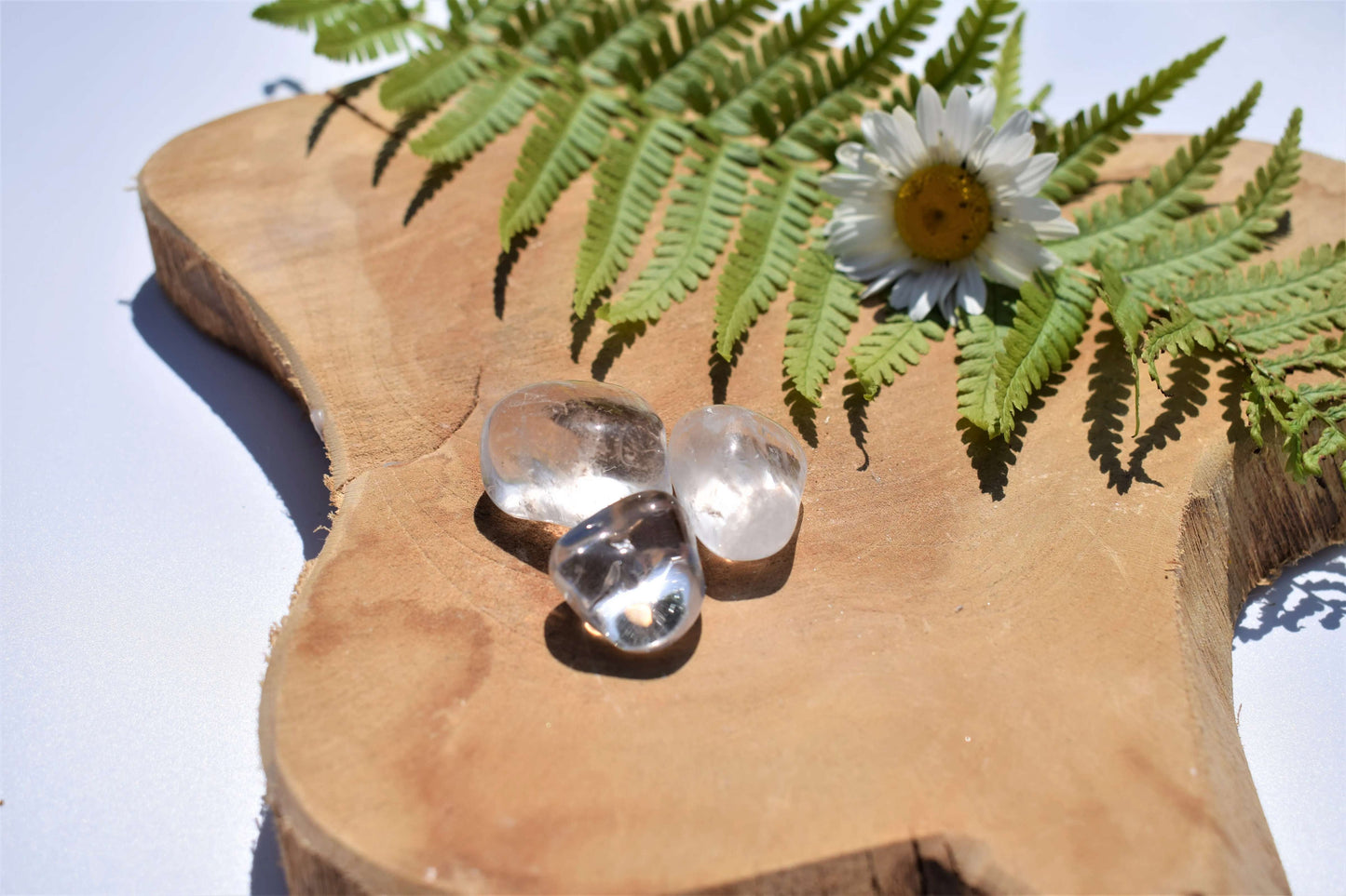 Bergkristal trommelsteen