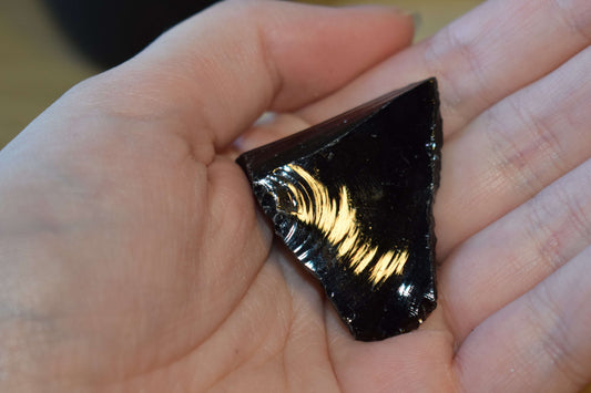 Obsidiaan zwart ruw #2