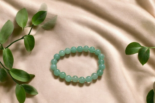 Aventurijn groen kogelarmband