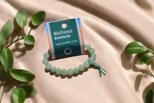 Aventurijn groen powerbead armband