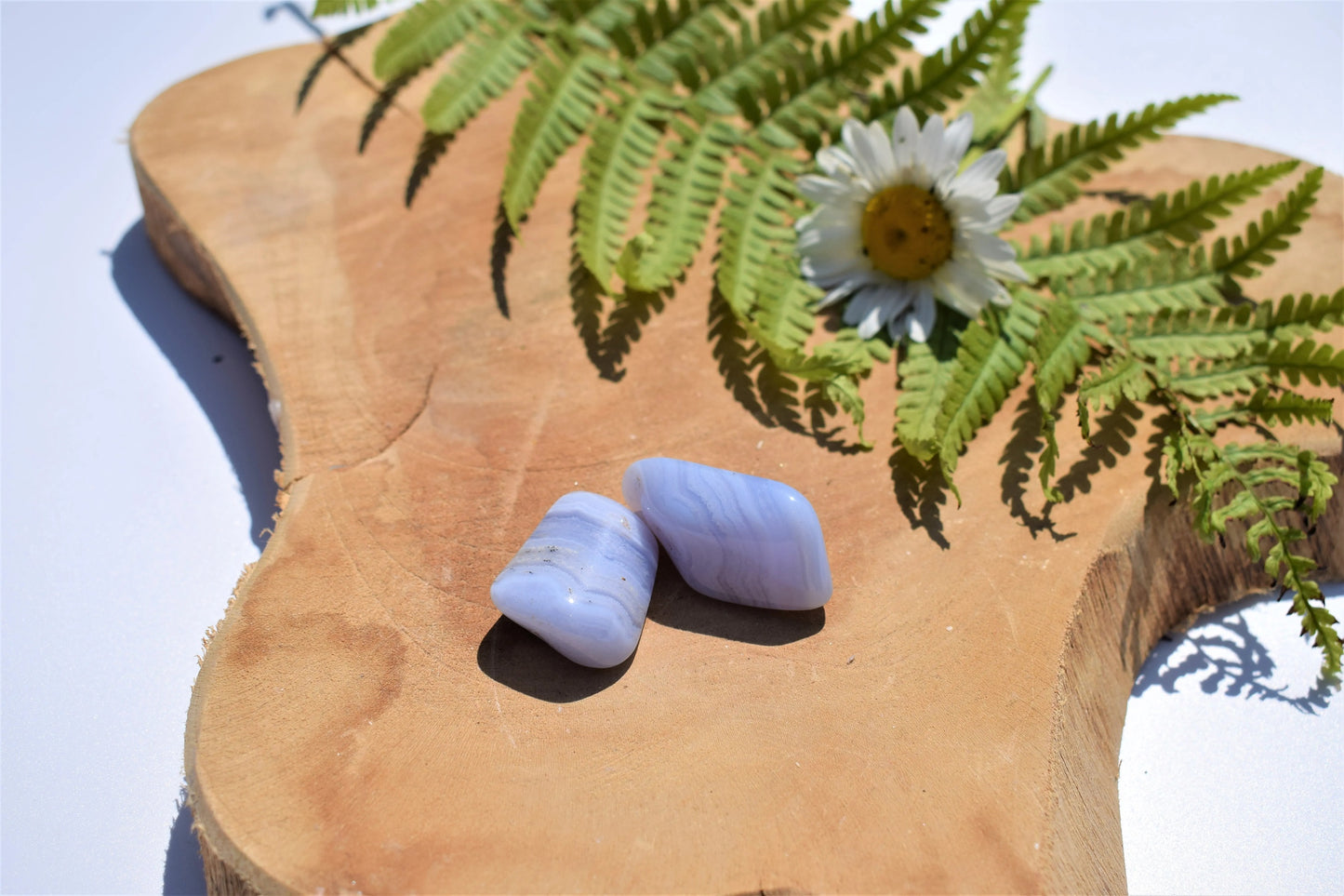 Chalcedoon trommelsteen