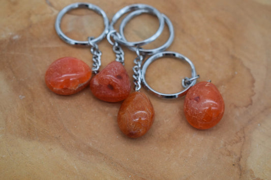 Carneool sleutelhanger