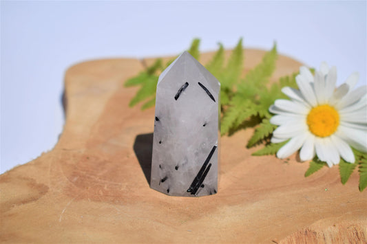 Toermalijn kwarts toren #4 (big boy met veel toermalijn)