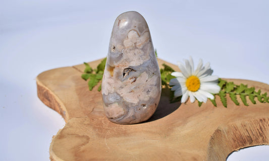 Bloemagaat sculptuur #3 (veel bloemen)