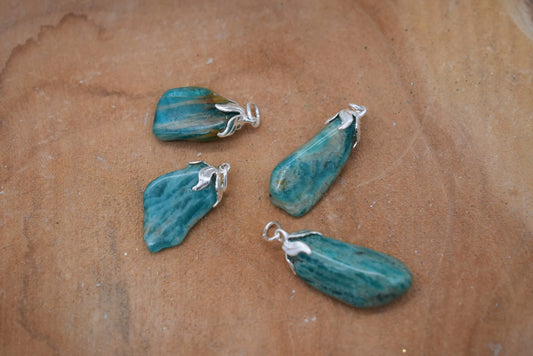 Groene aventurijn hanger