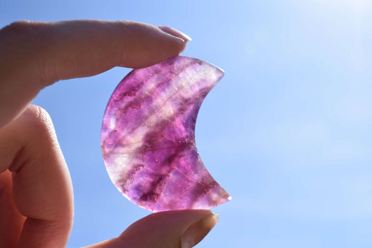 Fluoriet maantje paars