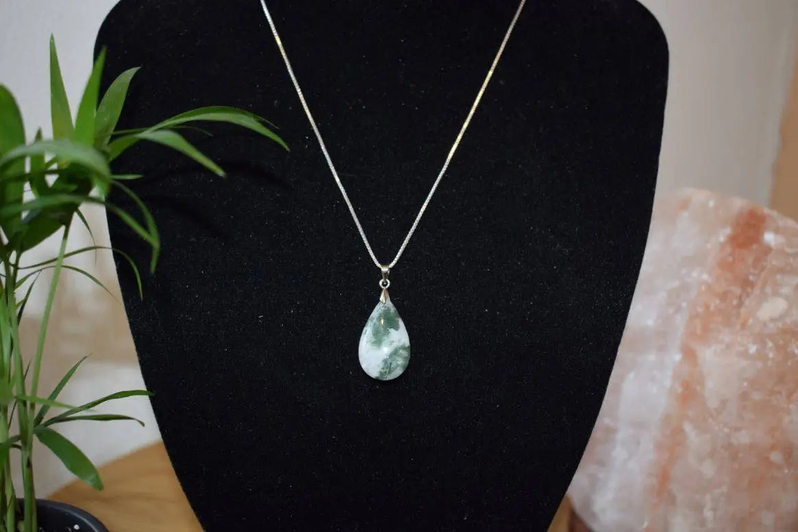 Boom agaat druppel hanger