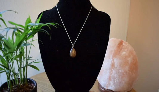 Bronziet druppel hanger