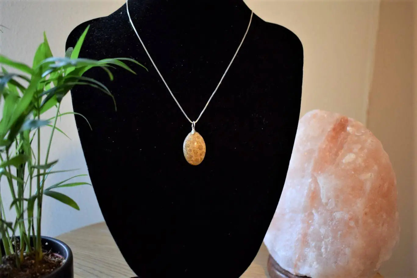 Fossiel koraal hanger