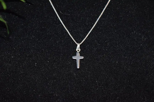 Hematiet kruis hanger