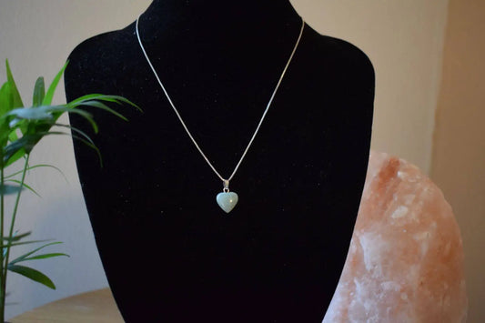 Aventurijn groen hart hanger 12 mm