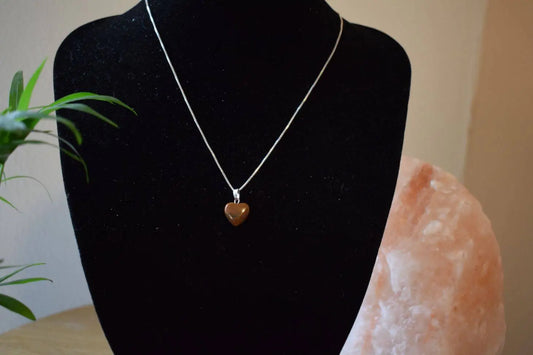 Tijgerijzer hart hanger 12 mm