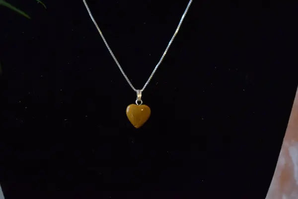 Mokaiet hart hanger 12 mm