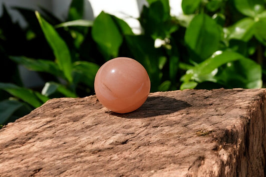 Perzik aventurijn bol