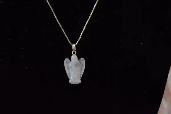 Bergkristal engel hanger