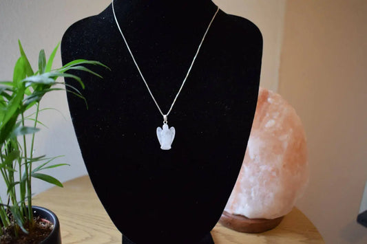 Bergkristal engel hanger