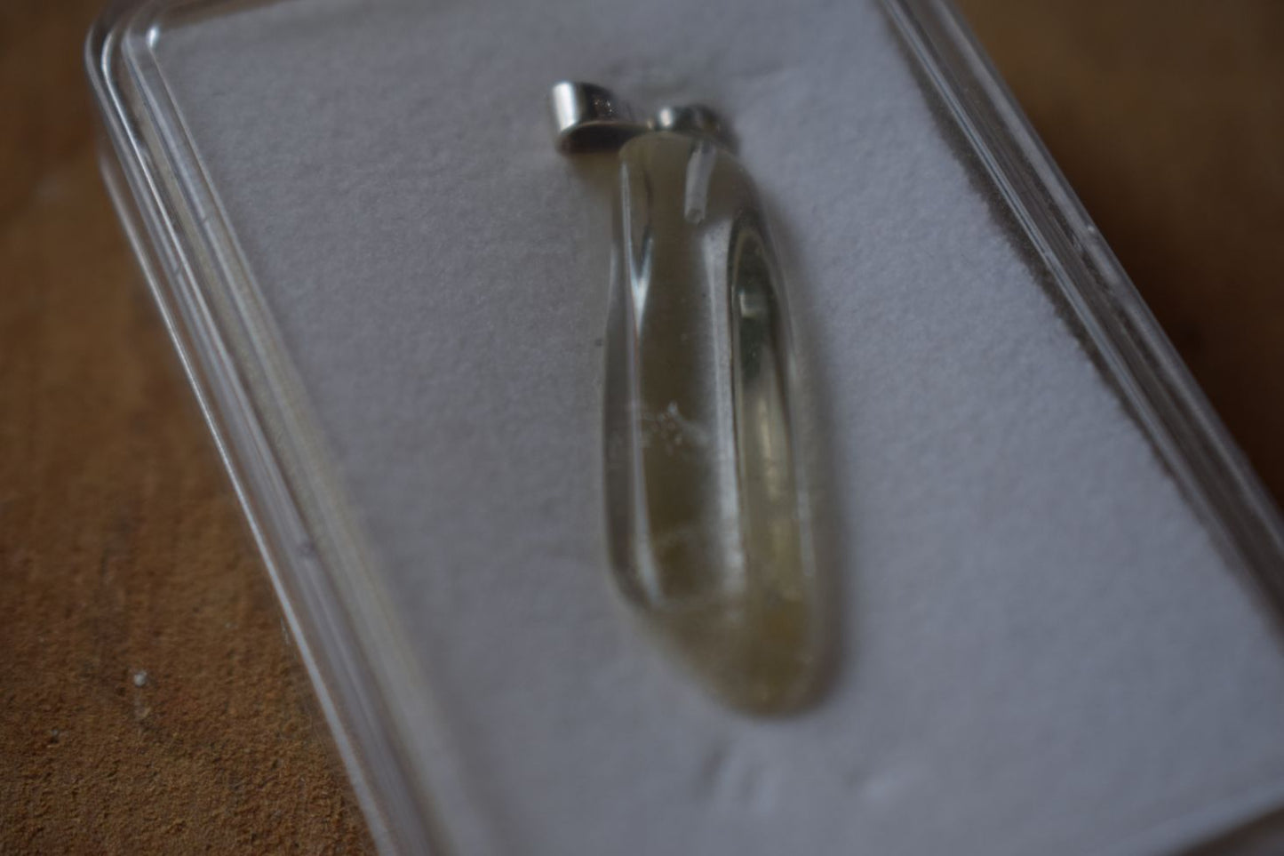 Citrien natuurlijke hanger (one of a kind)