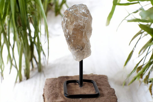 Rookkwarts op metalen standaard