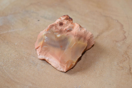 Carneool ruw brokje #1 (India)