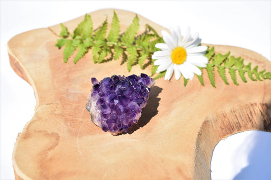 Amethist clusters uit Uruguay