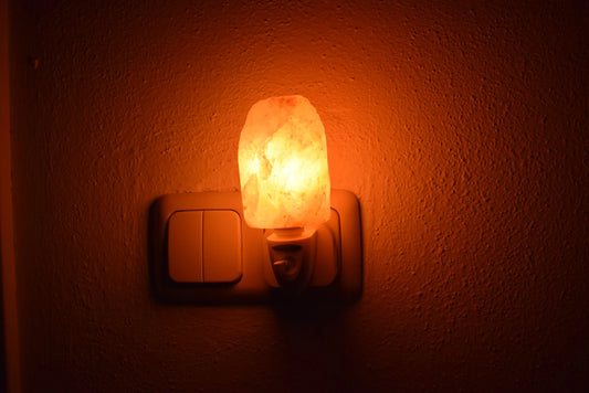 Himalayazout nachtlamp natuurlijk (brok)