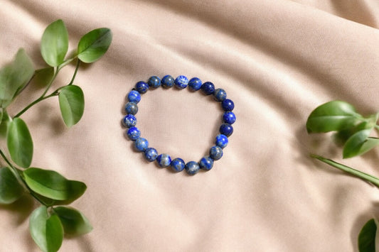 Lapis lazuli kogelarmband