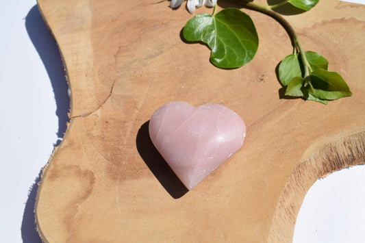Roze opaal hartje