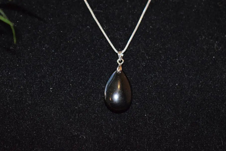 Onyx druppel hanger