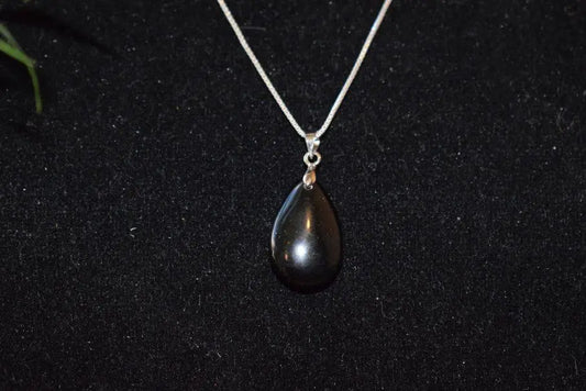 Onyx druppel hanger