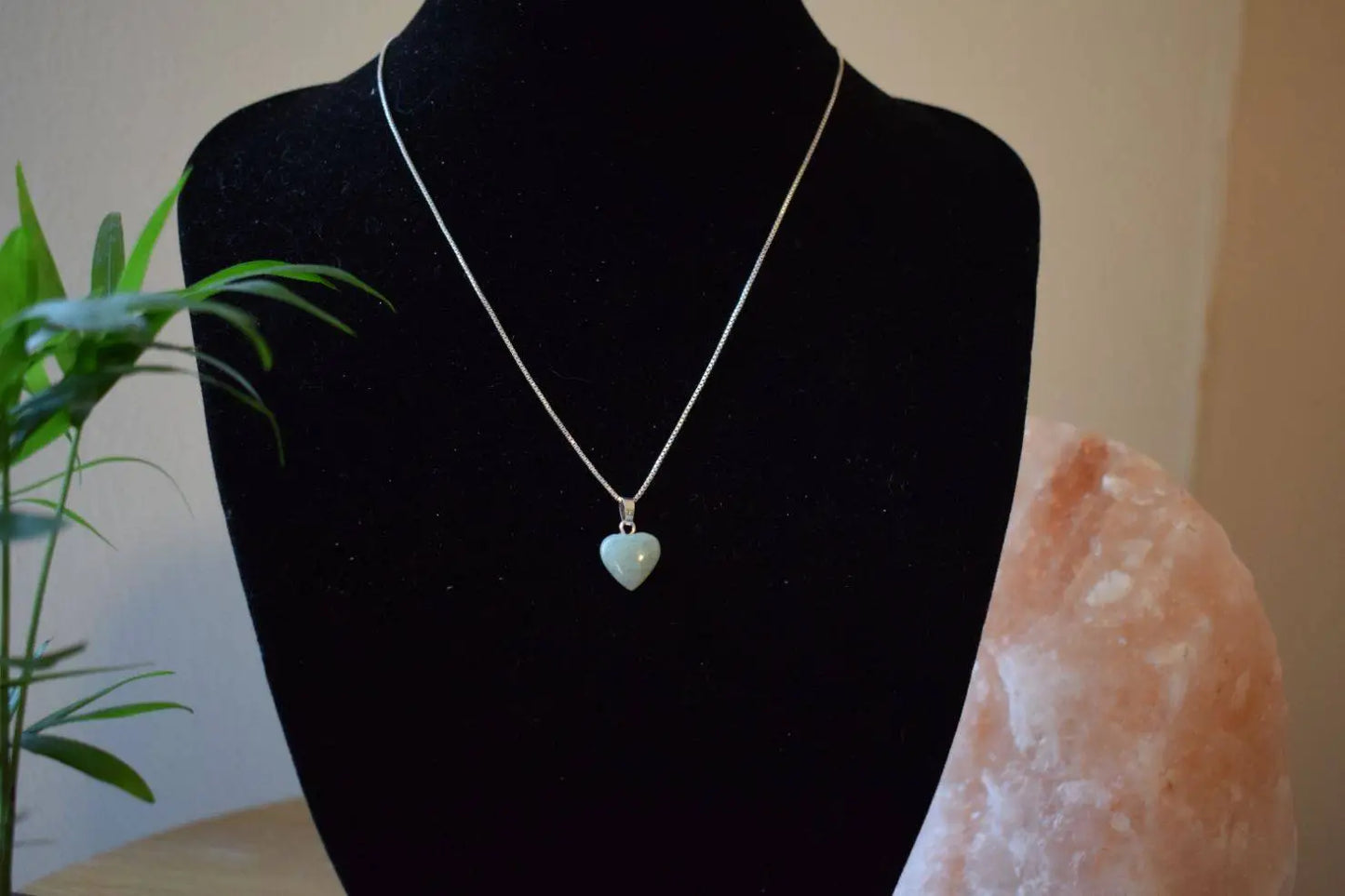 Aventurijn groen hart hanger 12 mm