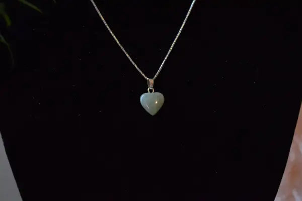 Aventurijn groen hart hanger 12 mm