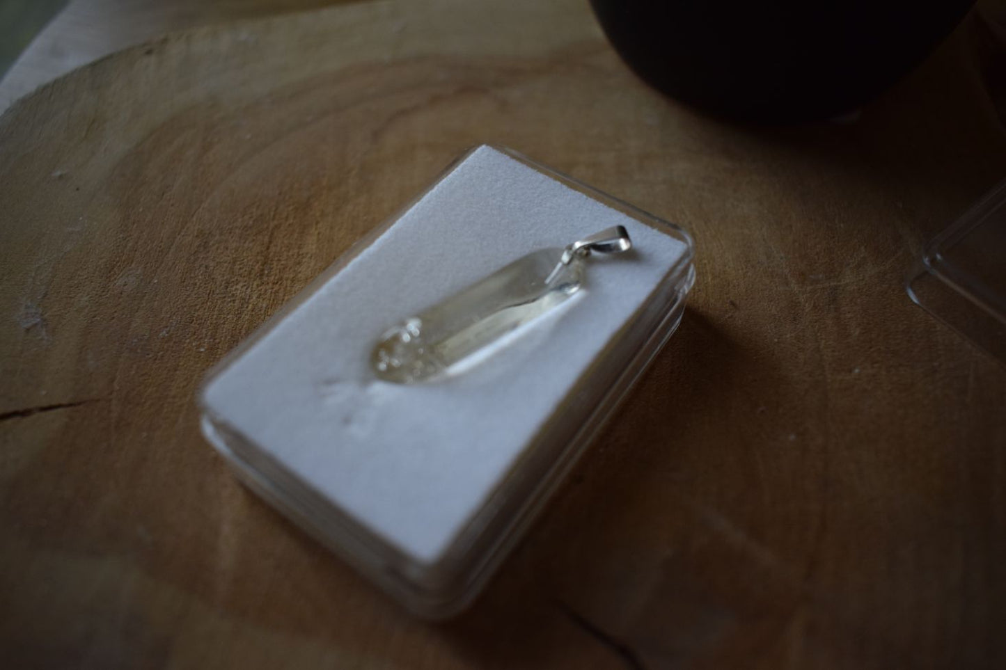 Citrien natuurlijke hanger (one of a kind)
