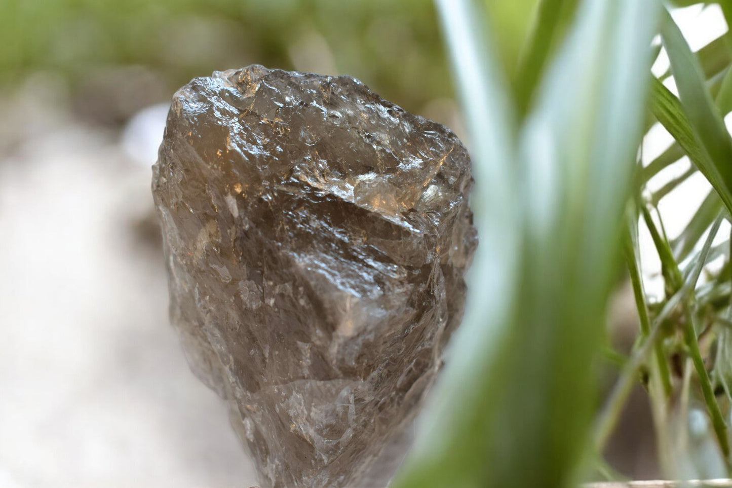 Rookkwarts op metalen standaard