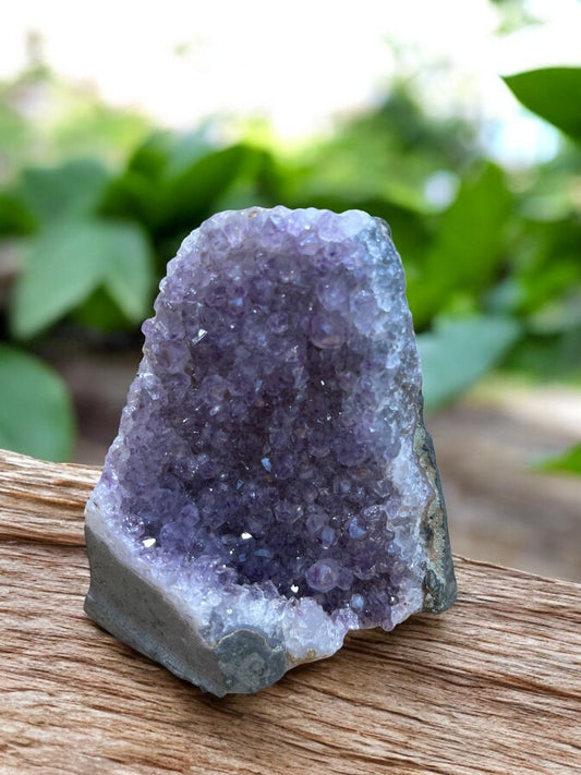 Amethist Cluster op Standvlak – 310 gram