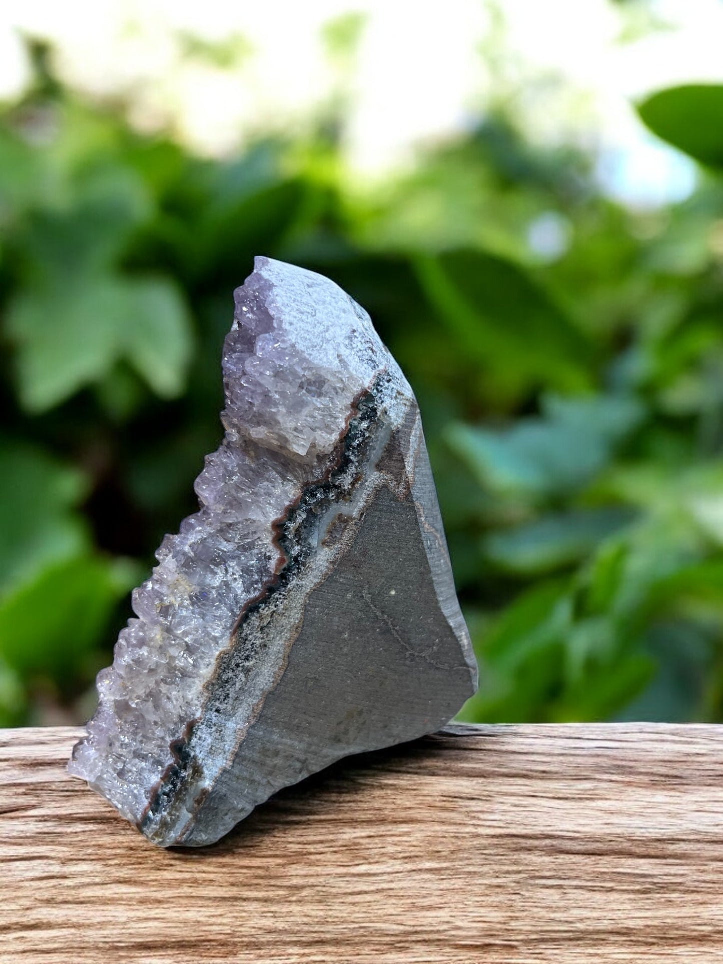 Amethist Cluster op Standvlak – 355 gram